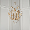 Wisząca lampa druciana L&-180228 Light& na łańcuchu złota