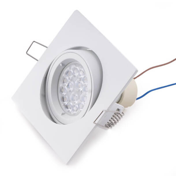 Podtynkowa lampa sufitowa Fine H0039 Maxlight na przedpokój metal biała