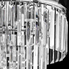 Glamour lampa sufitowa VEN E1736/5+4 CR kryształowa pałacowa chrom crystal