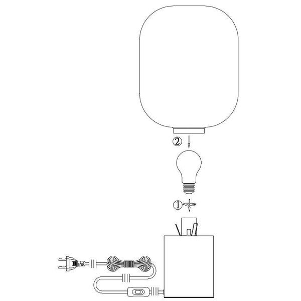 Stojąca LAMPA industrialna BROOKLYN 107481 Markslojd szklana LAMPKA stołowa loftowa na biurko czarna przydymiona