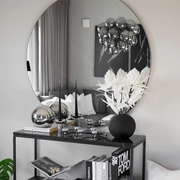 Wisząca szklana lampa Gross Grande 4200650-4505 molekuły przydymione