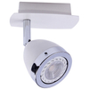 Spot LAMPA sufitowa CALASA SPL-9372-1A WH Italux regulowana OPRAWA metalowy reflektorek biały chrom