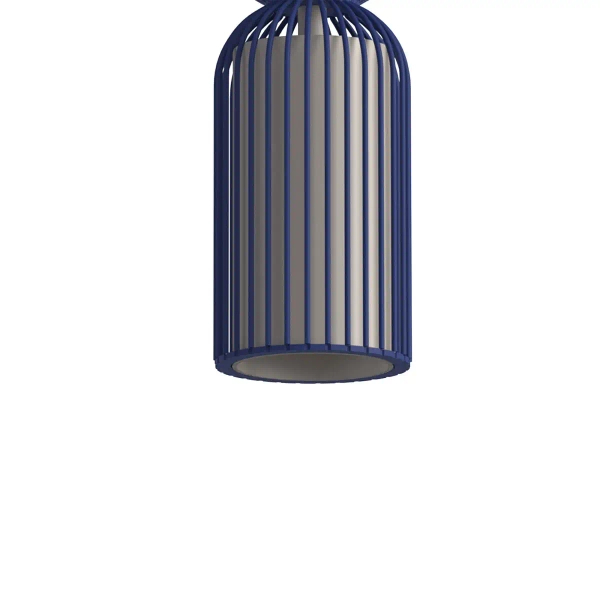 Wisząca lampa nad wyspę CAMELEON SINGLES 12202 granatowa beżowa