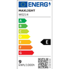 Kinkiet łazienkowy FINGER90 W0214 Maxlight LED 9W 3000K IP54 metal biały