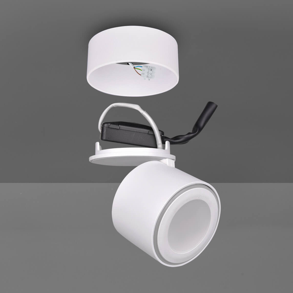 Sufitowy reflektorek TAURUS 652910131 Trio LED 5W 3000K krążek biały outlet