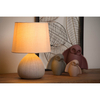 Ceramiczna lampa stołowa RAMZI 47506/81/38 z abażurem beżowa