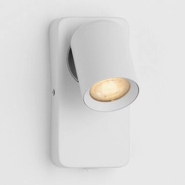 Lampa ścienna do przedpokoju TAGUA LE44379 regulowana sopel rurka biała