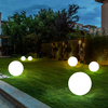 Zewnętrzna lampa stojąca Ball ES-B035 Step Ø35 IP65 ball tarasowa biała