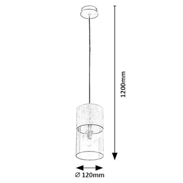 Wisząca lampa szklana Zelkova 3154 zwis nad wyspę do kuchni aluminium