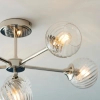 Sufitowa lampa do salonu Allegra 104050 szklane kule nikiel
