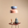 Lampa wisząca nad stół TULA 1132G11_16_J metalowa kolorowa