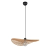 Ekologiczna lampa wisząca nad stół LAURINE R36161026 czarny brązowy