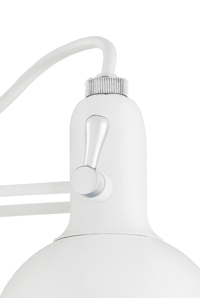 Kinkiet LAMPA ścienna NAUTILIUS 20481101 Kaspa regulowana OPRAWA reflektorek loft biały