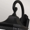 Zewnętrzna LAMPA ścienna Cotswold FE-COTSLN2-L-BK Elstead FEISS ogrodowa OPRAWA elewacyjna outdoor IP44 czarna przezroczysta