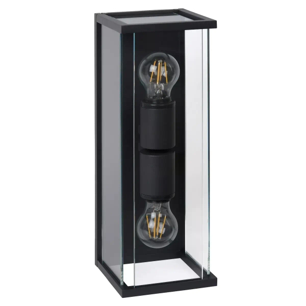 Podłużny kinkiet ścienny CLAIRE 27883/02/30 Lucide IP54 loft antracyt
