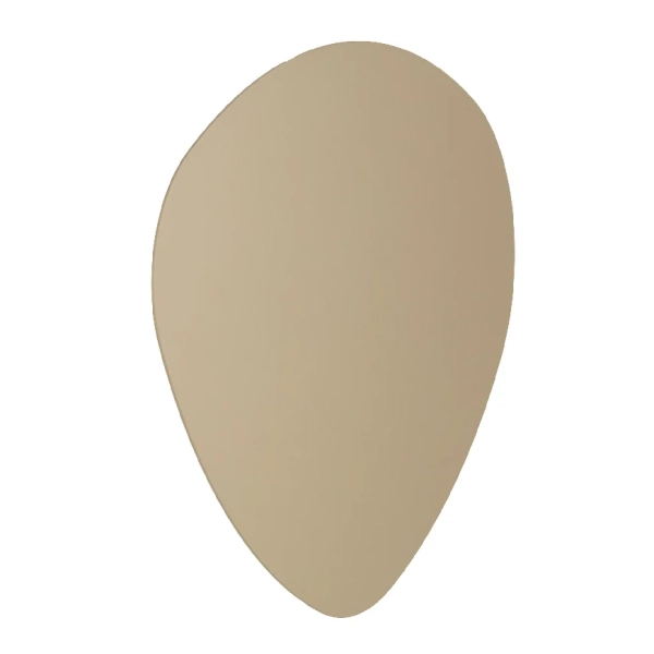 Dekoracyjny kinkiet ścienny Stone Sabia 10704 do salonu metalowy beżowy