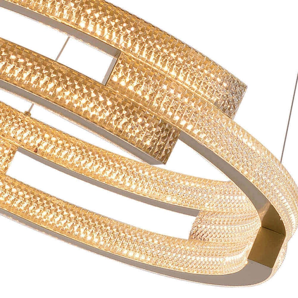 Lampa wisząca Tarja LP-1810/1P GD LED 36W 3000-6000K metalowa złota