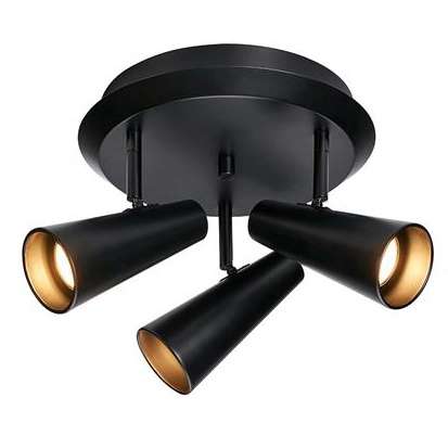 Regulowana lampa sufitowa Crest 108204 reflektorki pokojowe czarne