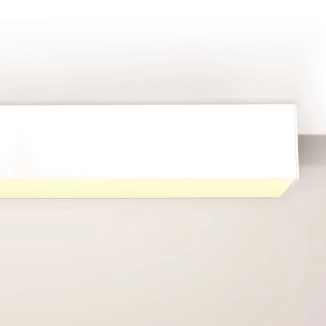 Lampa liniowa sufitowa Lupinus 3115002102-1 Elkim LED 12W 3000K podłużna biała