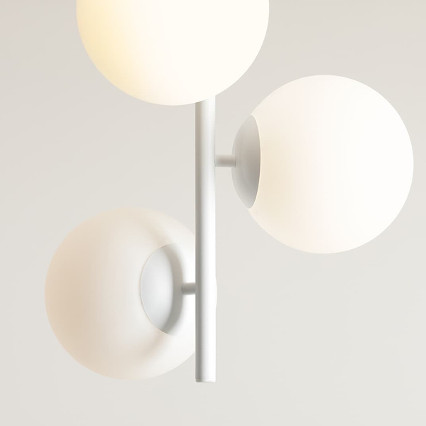 Sufitowa lampa salonowa Fin 1120PL_E_M Aldex skandynawska  balls biała