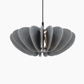 Nowoczesna lampa wisząca Cambio MOD398PL-01GR1 nad wyspę szara