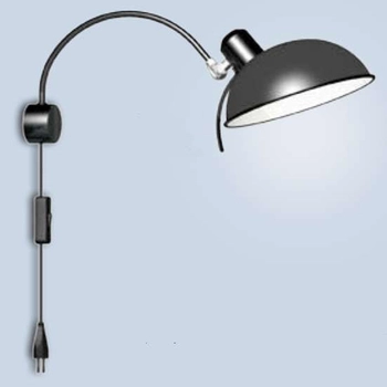 Kinkiet LAMPA ścienna NORA 21-53602 Candellux regulowana OPRAWA metalowy reflektorek czarna