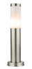 Stojąca lampa ogrodowa Boston 3158 Globo tuba IP44 stalowa srebrna