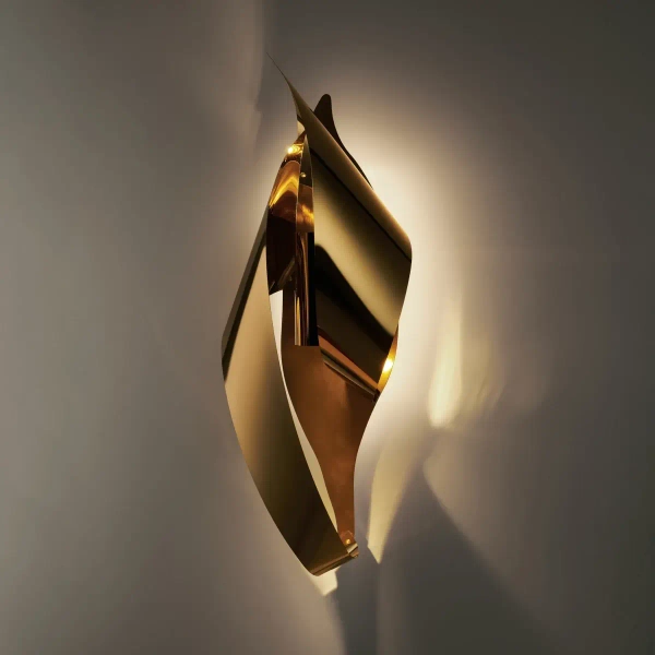 Dekoracyjny kinkiet ścienny Axel ST-0813MAR Step LED 20W złoty