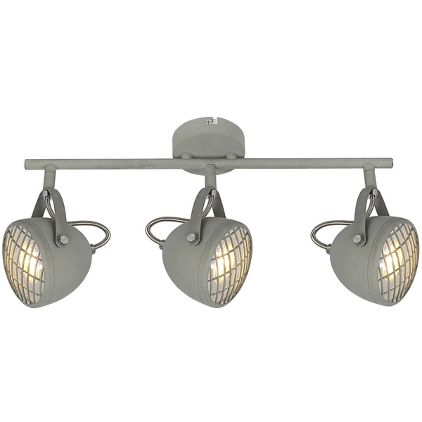 Regulowana LAMPA sufitowa PENT 93-68064 Candellux metalowa OPRAWA kinkiet reflektorki industrialne szare