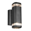Lampa ścienna zewnętrzna BARCELOS R26446232 góra-dół IP44 czarny