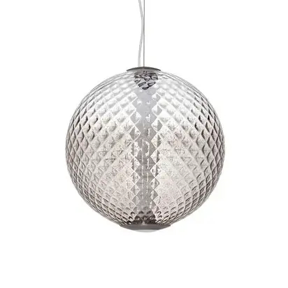 Wisząca lampa do sypialni CORVELA LE45174 LED 20W 3000K kula brązowa szara