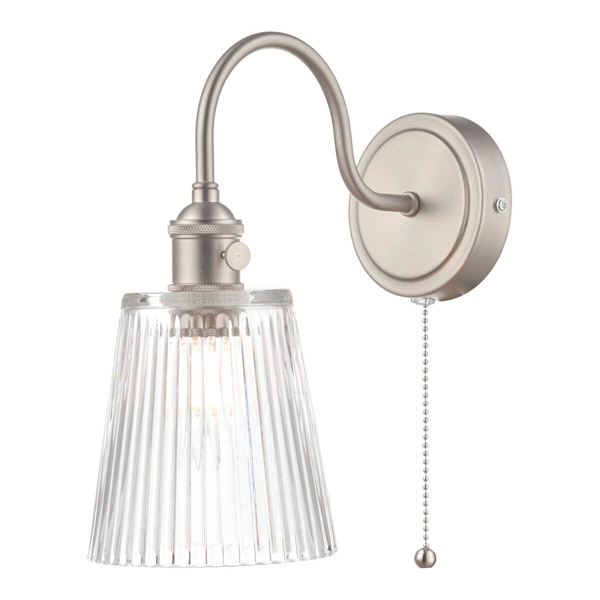 Kinkiet ścienny z włącznikiem Hadano HAD0761-05 Dar Lighting chrom przezroczysta