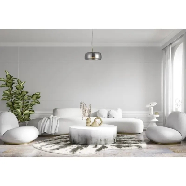 Lampa wisząca Caste PND-17760B-BRSS-SG LED 10W 3000K do gabinetu złota