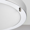 Okrągły plafon Portico 54676 Saxby łazienkowy LED 9W 4000K IP44 chrom