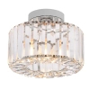 Glamour plafon natynkowy Vetro LP-2910/1C CH okrągły chrom