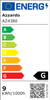 Podtynkowa lampa do łazienki GALATA AZ4380 LED 9W 3000K IP44 okragła biały