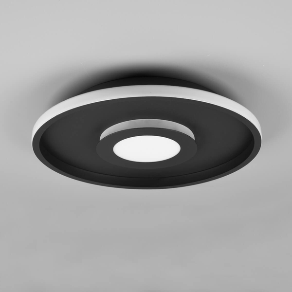 Sufitowy plafon ASCARI 680819332 LED 35W 3000K IP44 czarny biały