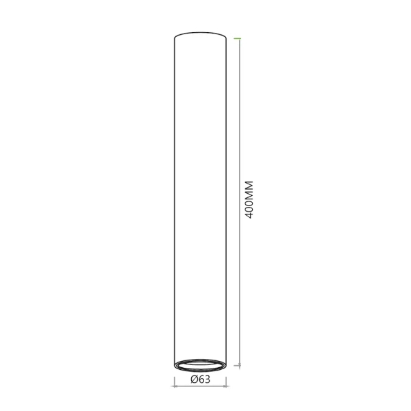 Podłużna lampa sufitowa GENESIS ML0391 sopel do salonu biały