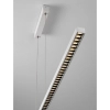 Podłużna wisząca lampa TARVANA LE45411 LED 25W 3000K biała