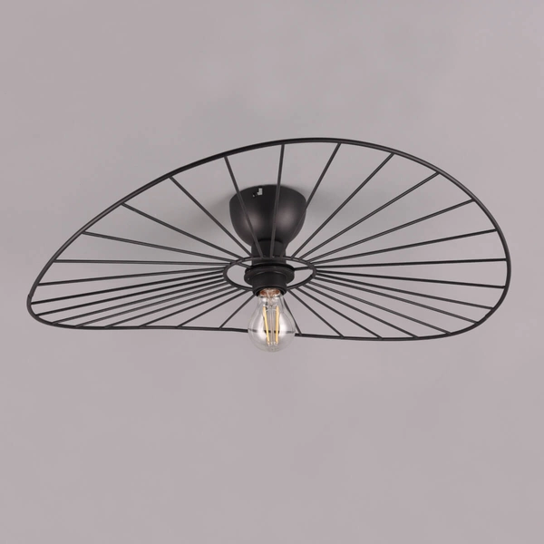 Nasufitowa lampa Chapeau R61451032 RL Light kapelusz japandi czarna