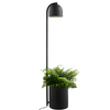 LAMPA stojąca BOTANICA 40849102 Kaspa metalowa OPRAWA podłogowa tuba z doniczką czarna