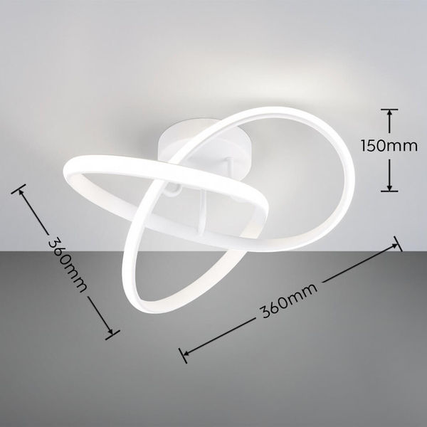 Sufitowa lampa AZELRIA DL131-62101 LED 15W 4000K metal biały