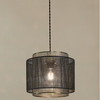 Lampa wisząca Plexus 72831 Endon metalowa ażurowa loftowa czarna