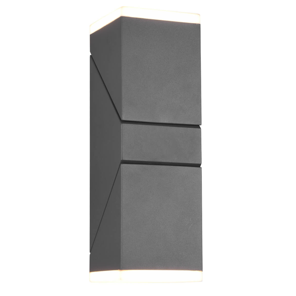 Kinkiet ścienny do holu HADOR DL242270660 Trio LED 7W 3000K IP54 antracyt