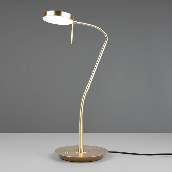 Biurkowa lampka z regulacją NEMIO DL108523310 LED 12W 2300-4000K złoty