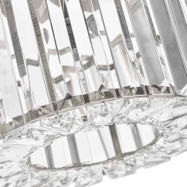 Glamour plafon natynkowy Vetro LP-2910/1C CH okrągły chrom