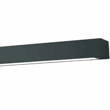 Lampa sufitowa IBROS LP-7001/1C BK 120 36/4 Light Prestige metalowa oprawa prostokąt LED 36W 4000K IP44 czarna