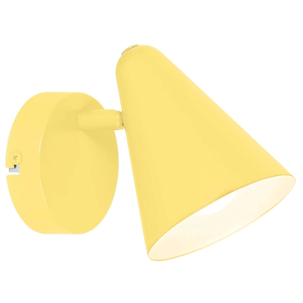Lampa ścienna AMOR 91-68774 metalowa regulowany reflektorek żółty
