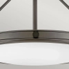Lampa sufitowa do salonu Collier HK-COLLIER-SF-M-BX okrągła czarna