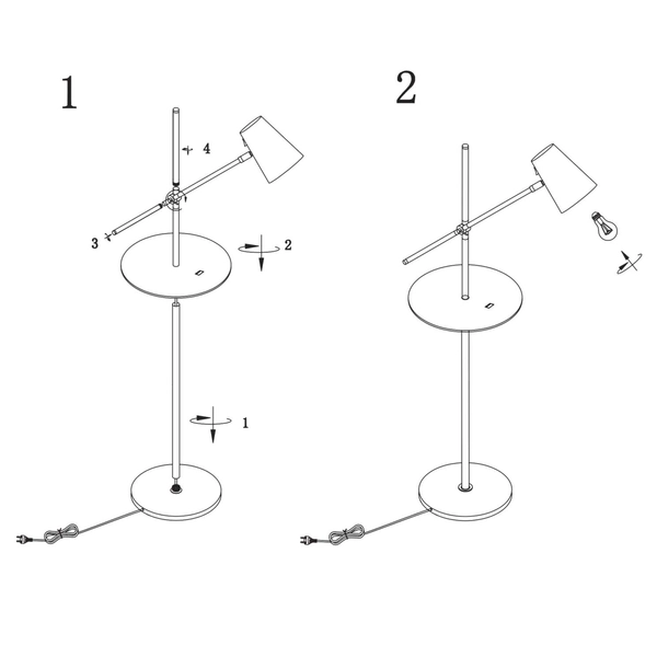 Stojąca LAMPA podłogowa LINEAR 107307 Markslojd metalowa OPRAWA z półką do salonu czarna